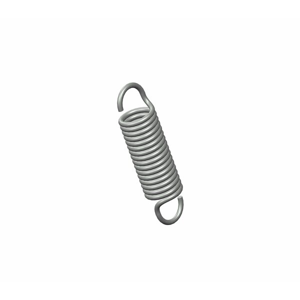 Zoro Approved Supplier Extension Spring, O= .750, L= 3.13, W= 1055 C-1 R G609972484